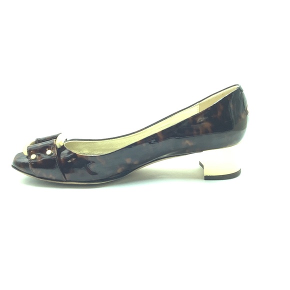 Jimmy Choo Tortoise Shell Print Patent Leather Pumps Size: 8 / IT 38 - Picture 2 of 6